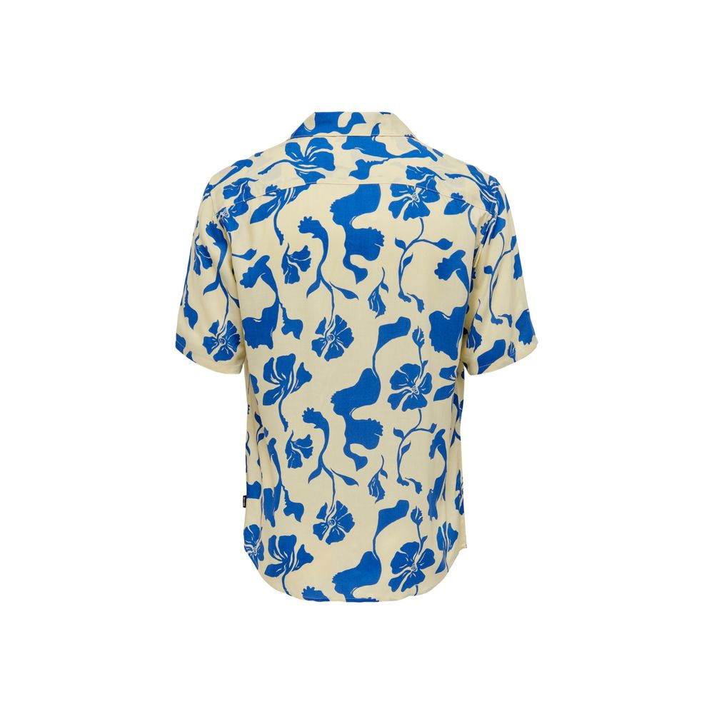 Only & Sons bicolor viscose shirt